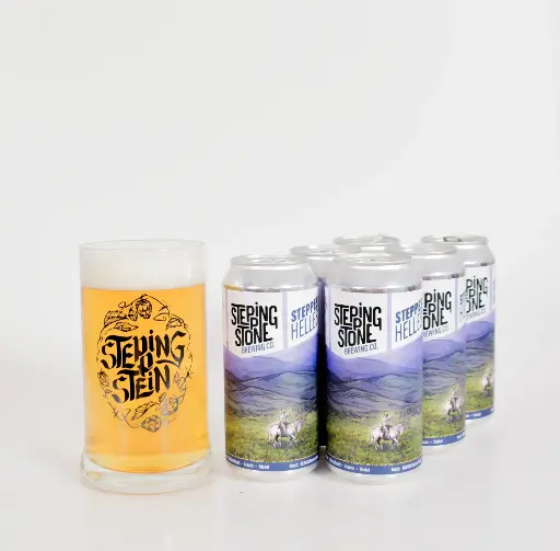 Special Offer - Steppes Helles + Stepping Stein Glass
